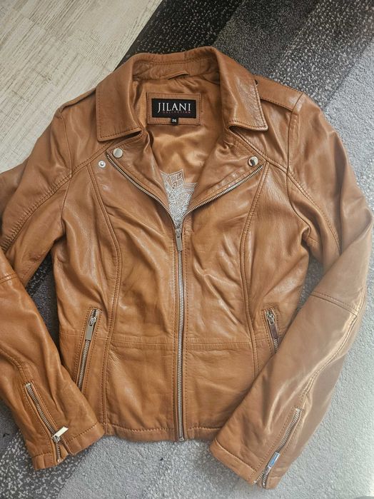 Ново дамско кожено яке, естествена кожа, 36 номер