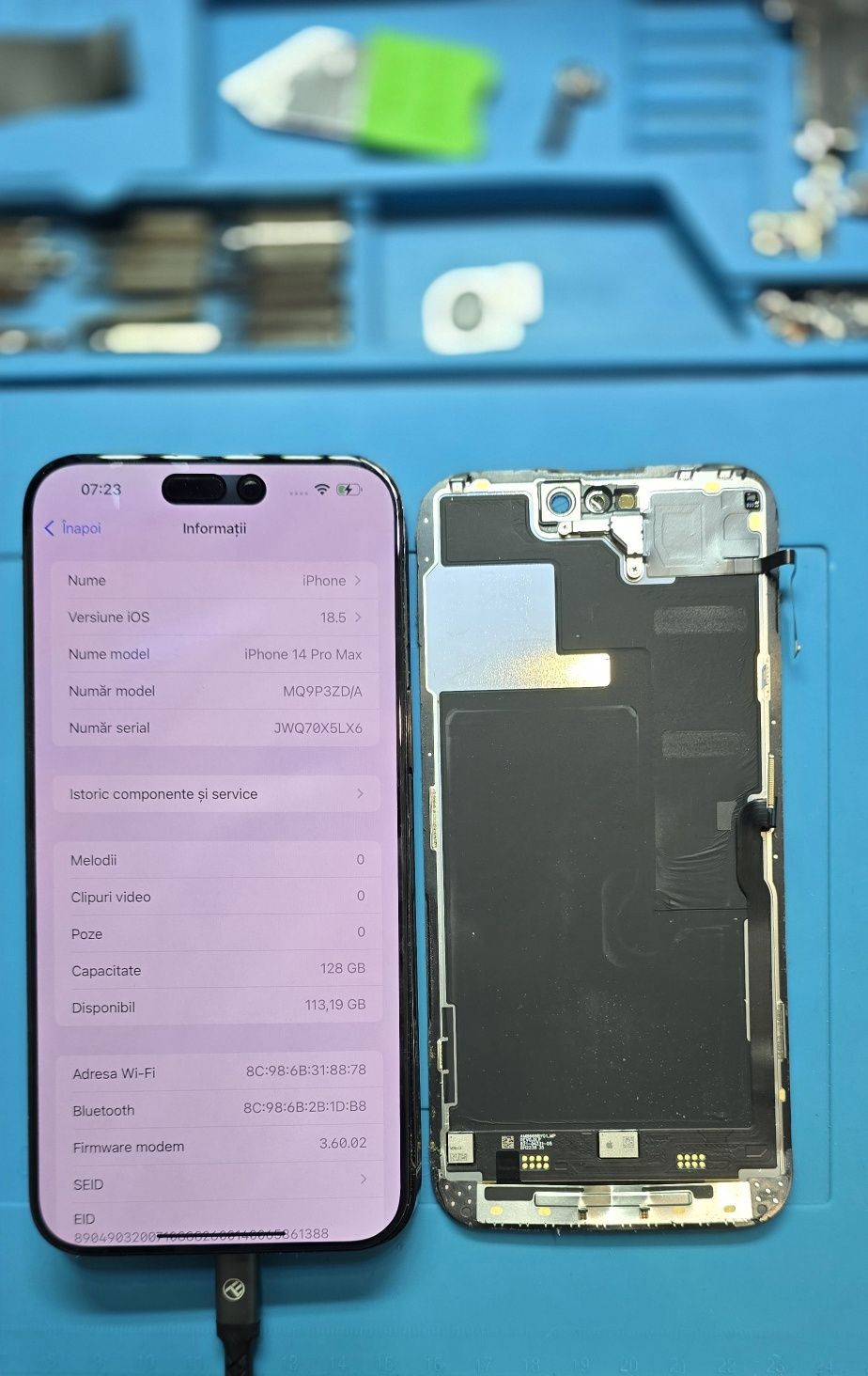 iPhone 14 Pro Max - Placă Bază - COMPLETĂ - 128/256 GB