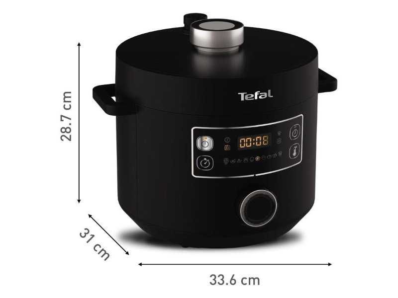 Мултикукър с 10 Програми Tefal CY7548 Turbo Cuisine  - 5L,  Черен