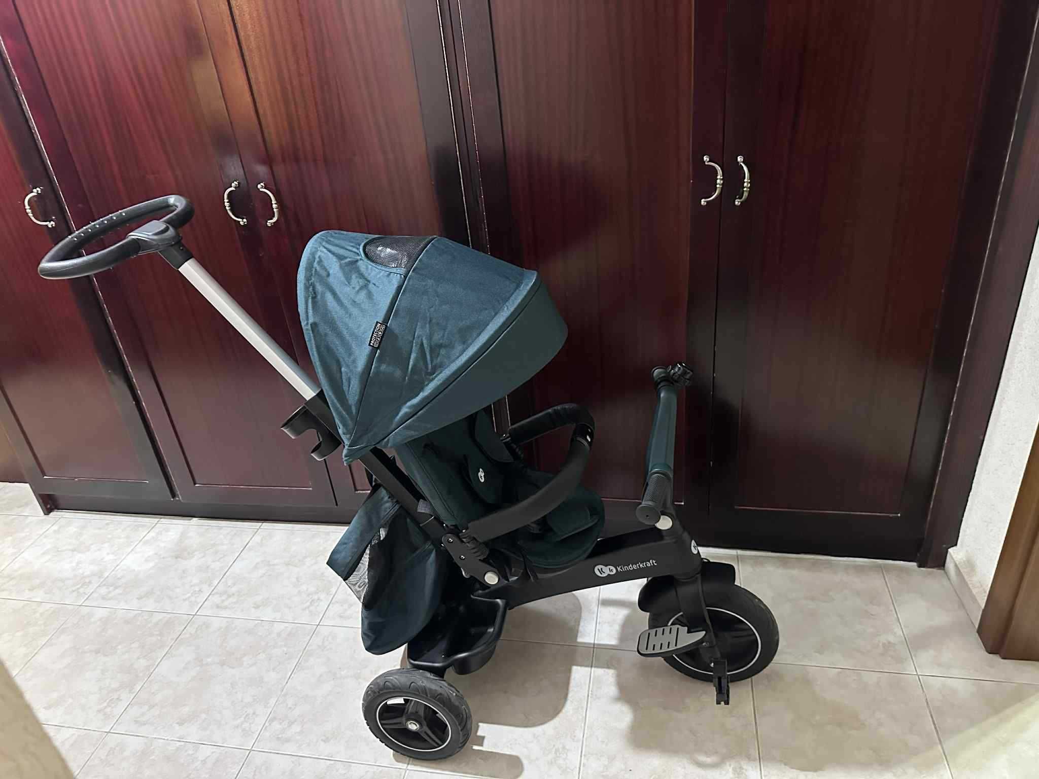 Триколка KinderKraft EASYTWIST, цвят зелен