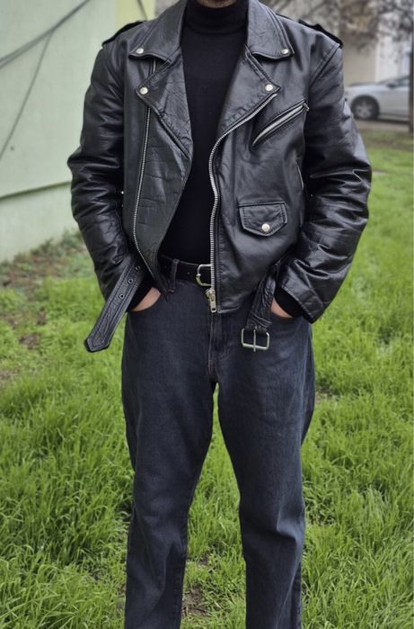 Geaca de piele vintage