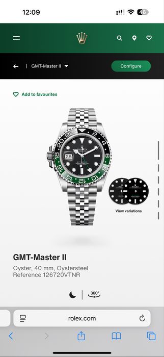 Rolex GMT-Master || 40 mm