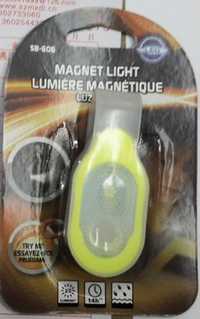 Lanterna, Cu LED-Uri, SMD, Lumina Alb/Rosu, Suport De Prindere Cu Magn