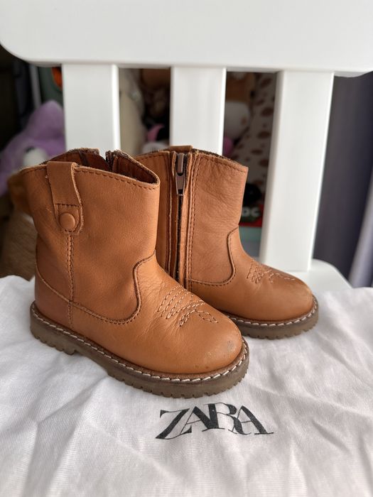 Ghete cizme piele Zara 21