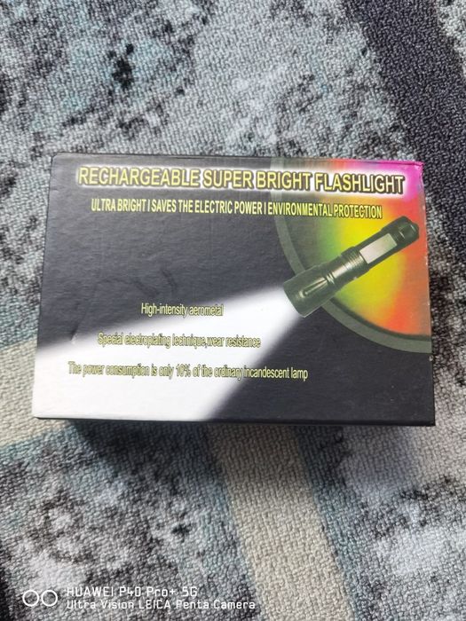 Лед фенерче+батерия и зарядно