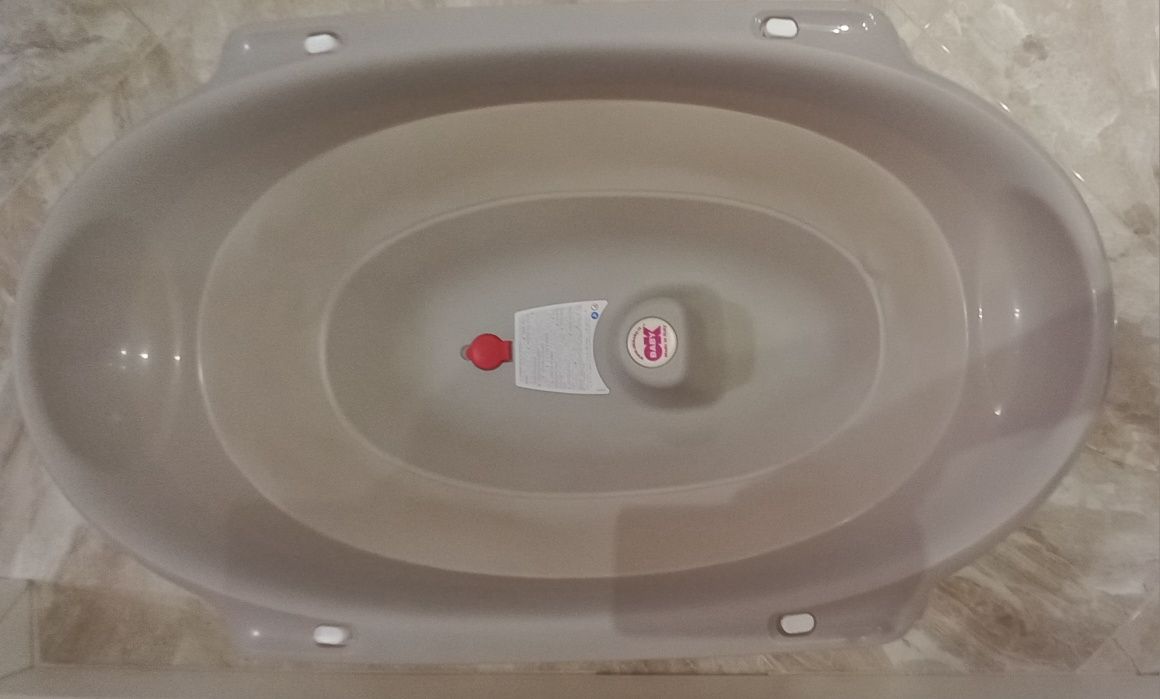 Сгъваема вана Ok Baby + кърпа и играчки подарък