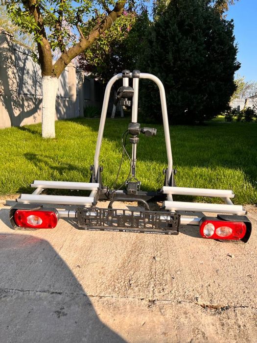 Suport bicicleta pe carlig remorcare (2 pozitii)