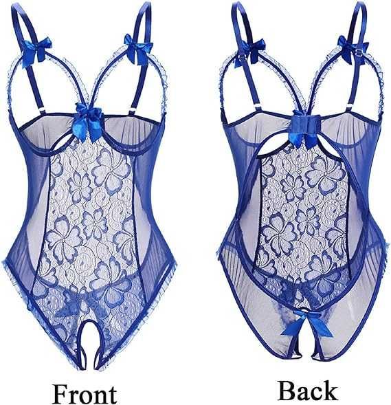 Lenjerie Sexy, Neglijeu MOV Transparent, Babydoll, Marimi S, XL si XXL