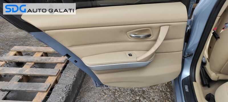 Fata Interioara Piele Usa Portiera Stanga Spate BMW Seria 3 E90 2004 - 2013