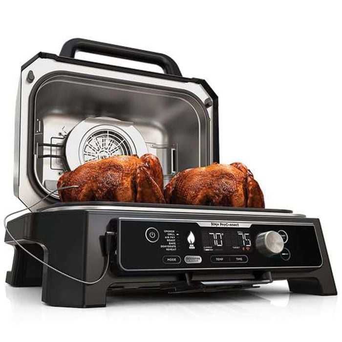 Нов Грил Скара NINJA OG901EU Woodfire Pro Connect XL + Бонус Аксесоари