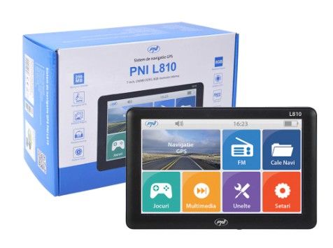 GPS NOU pt Camion Camioane marca PNI de 7 inch cu 4 programe