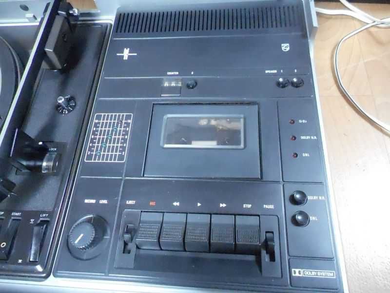 Philips SX6987 = combina HIFI - radio, casetofon, picup, boxe, manual