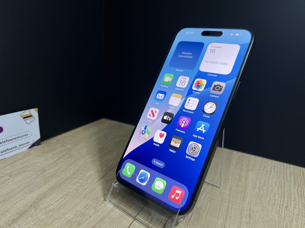 Iphone 15 Pro Max 256Gb Titanium Black 3 ani garanție, Telefoane Mureș