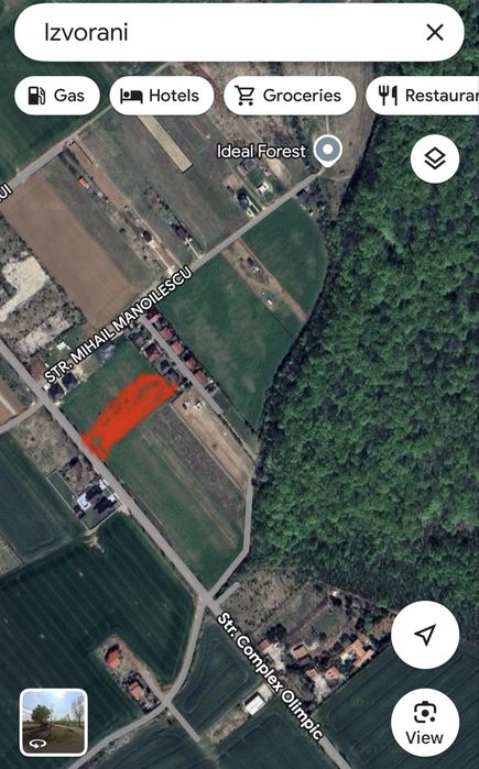 5000 mp Izvorani Str Complexul Olimpic, Deschidere 43 ml, utilitati