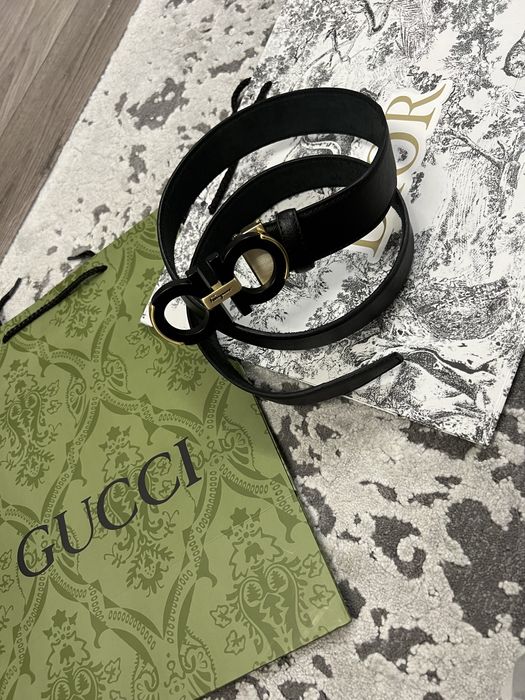 Curea Salvatore Ferragamo -poze reale 100% piele naturală nu ecologică