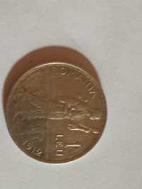 Moneda argint 1 leu 1912