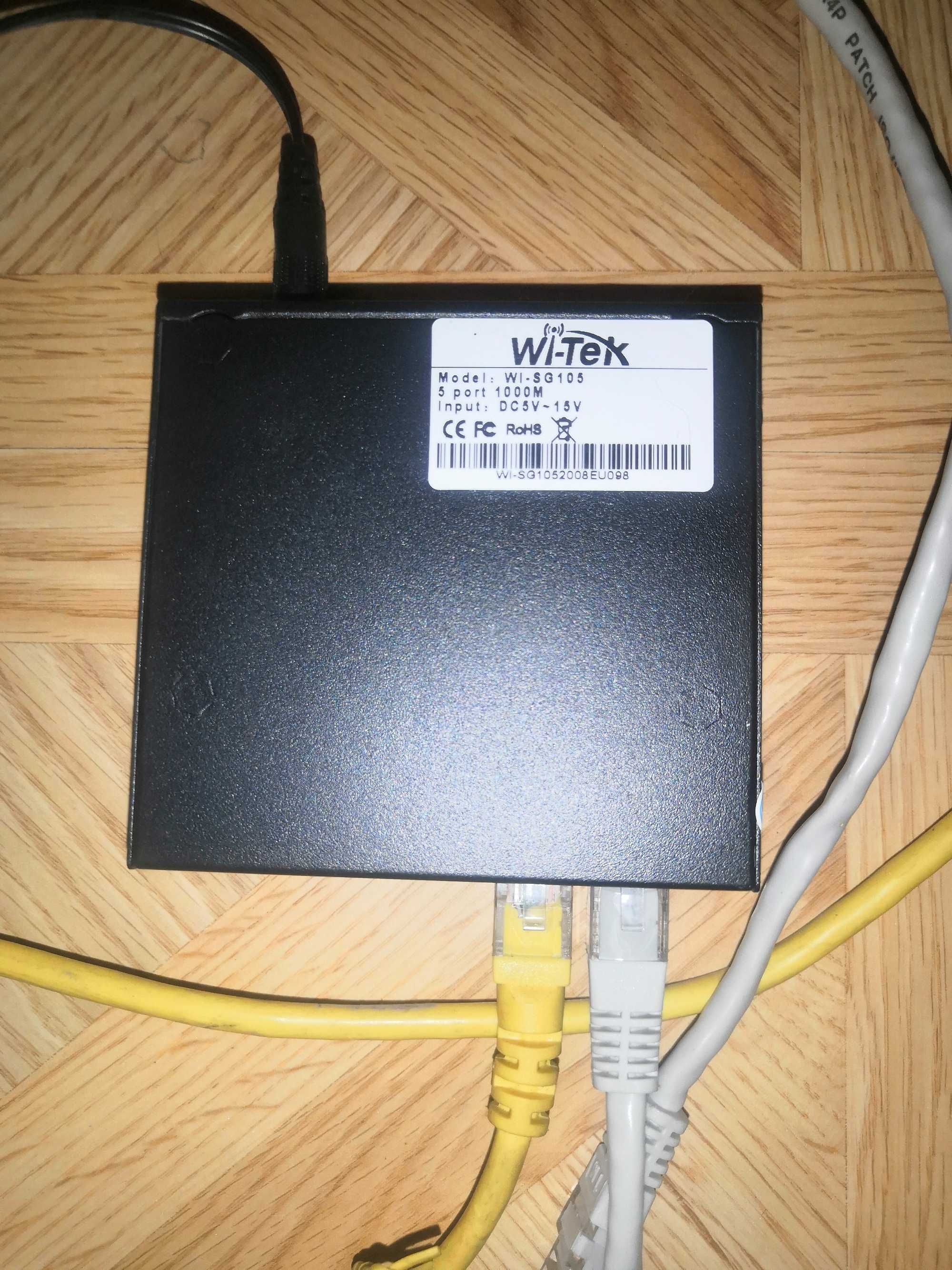 5 портов суич wi-tec 1000 Gigabit