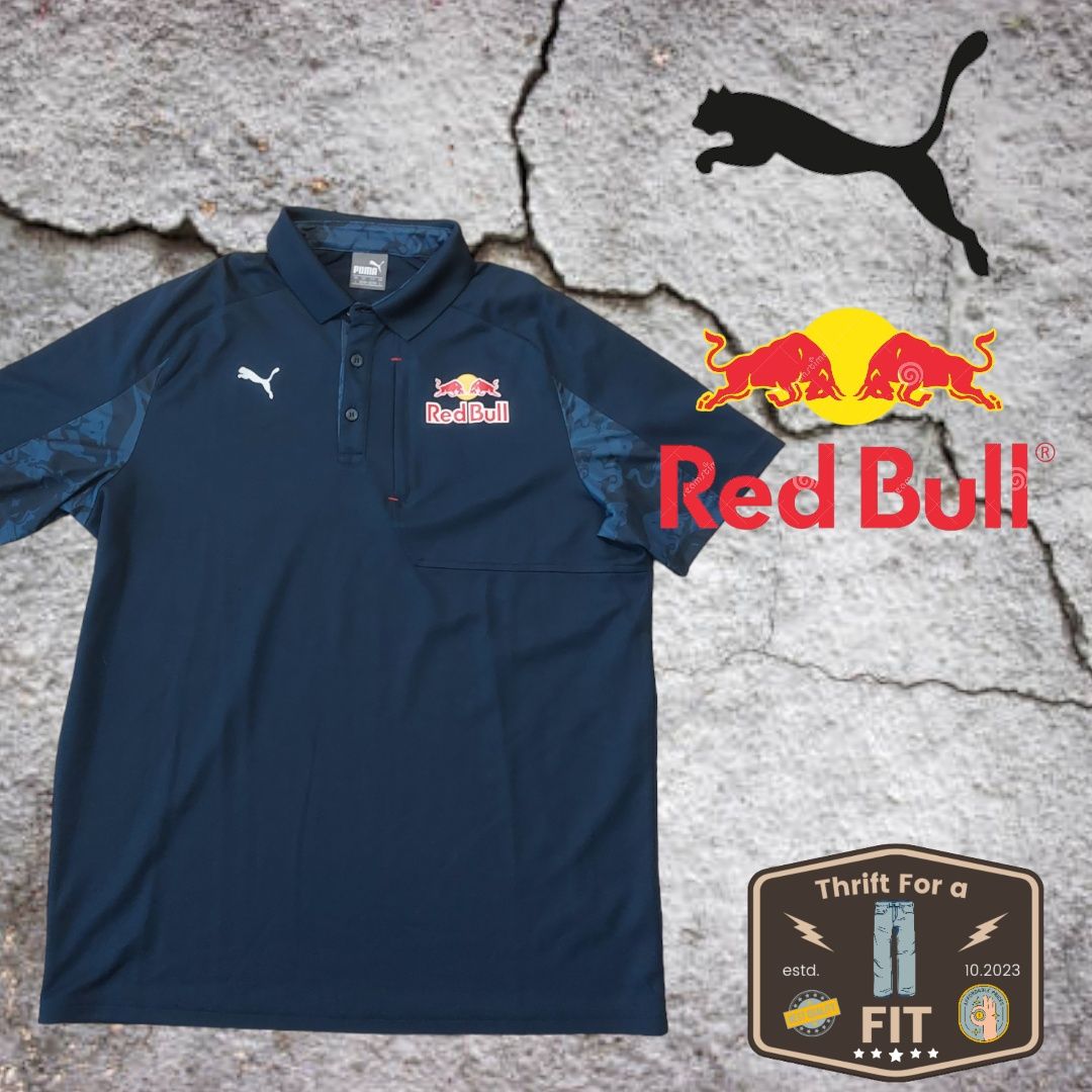 Tricou polo Puma Redbull albastru închis L n F1 bmw audi porsche motor