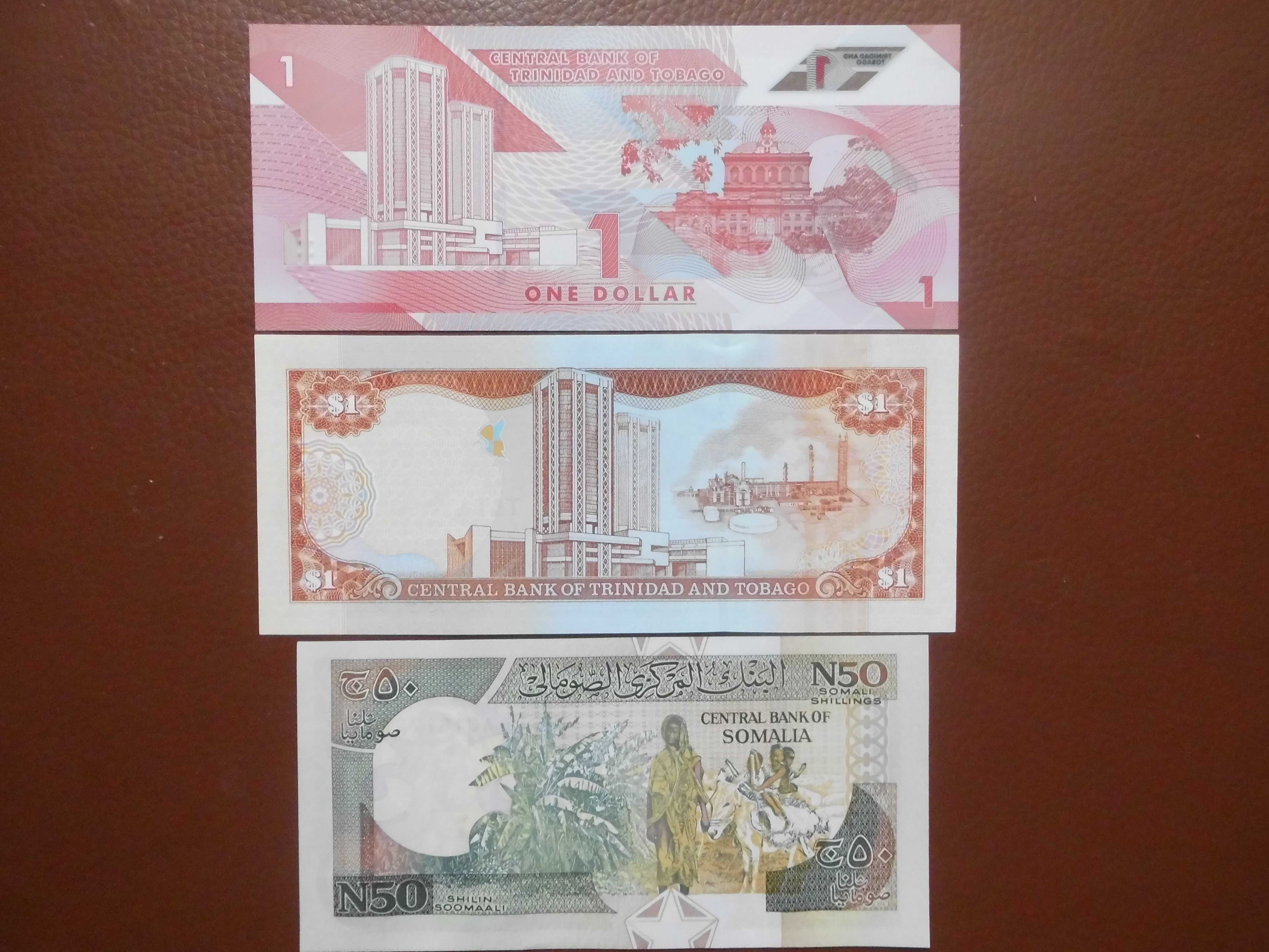 ТРИНИДАД и ТОБАГО 1 Доллар  Полимер . 1 Доллар . СОМАЛИ 50 шилин . UNC