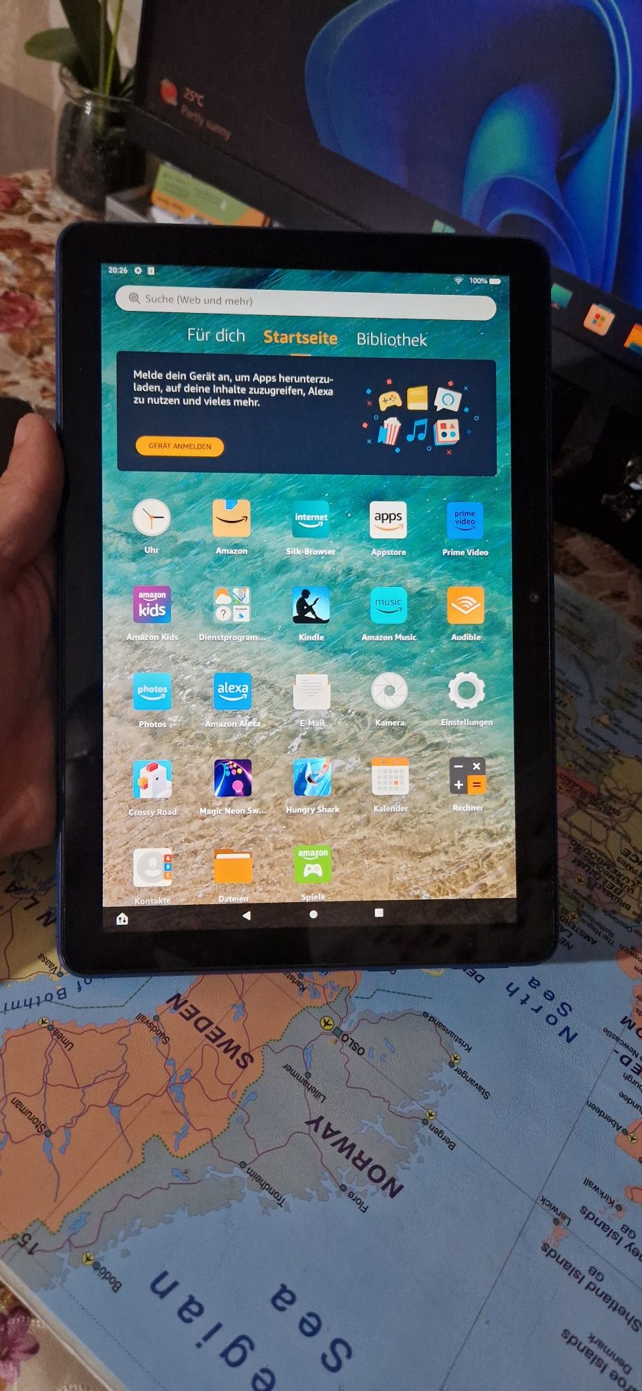 Таблет AMAZON Fire HD 10, 8 ядрен, 11-то поколение, 32GB, 10"/25,6 см,