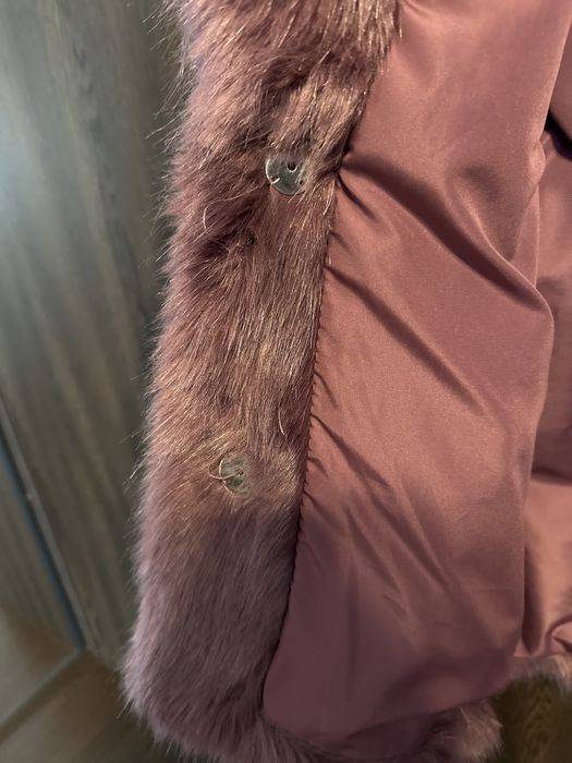 Haină din blană Bershka damă