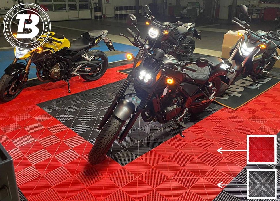 Pardoseala Modulara pentru Garaj Service Detailing