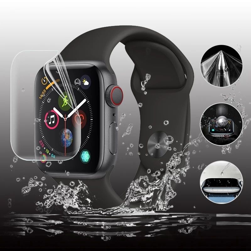 2бр 5D Hydrogel протектор за Apple Watch iWatch 4 5 6 7 / SE 40 44 42