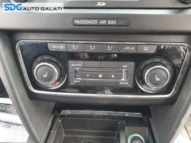 Panou Comanda AC Clima Climatronic cu Incalzire Scaune Skoda Superb 2 2008 - 2013