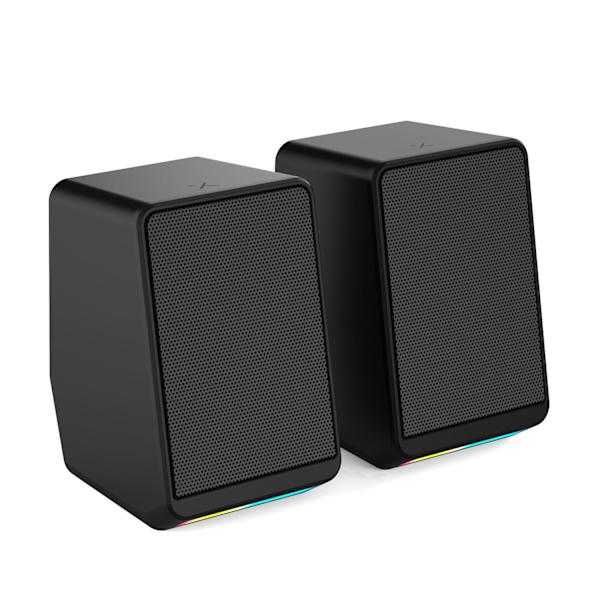 Колони за компютър Turbo-X Speakers 2.0 SP-110 RGB - 10 Watt
