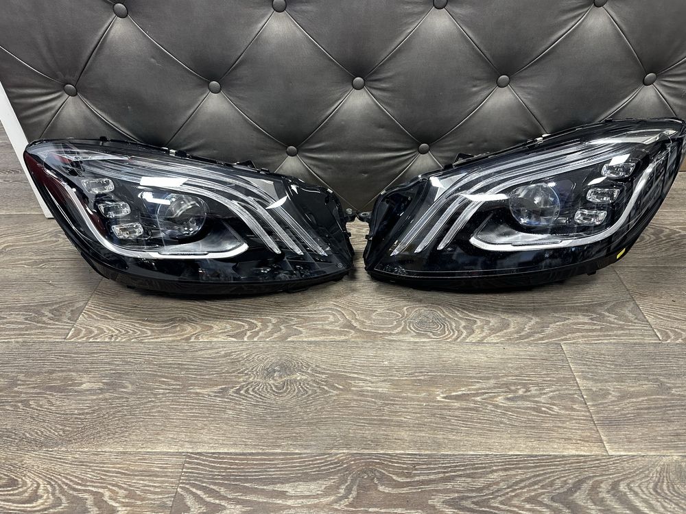 Mercedes W222 facelift фейс фар фарове ляв и десен