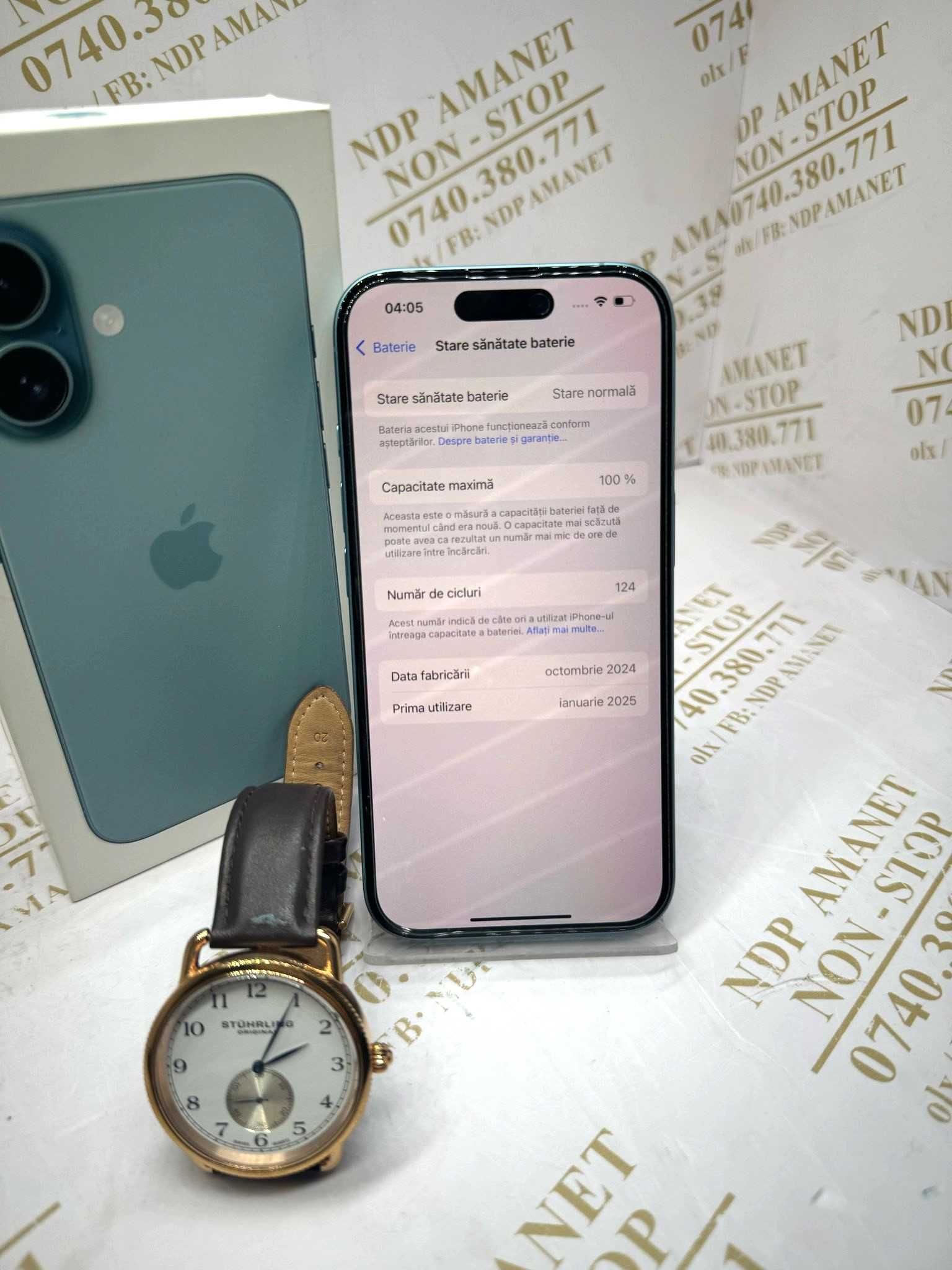 NDP Amanet Calea Mosilor 298 IPHONE 16 + CADOU CEAS STHURLING ( 32173)