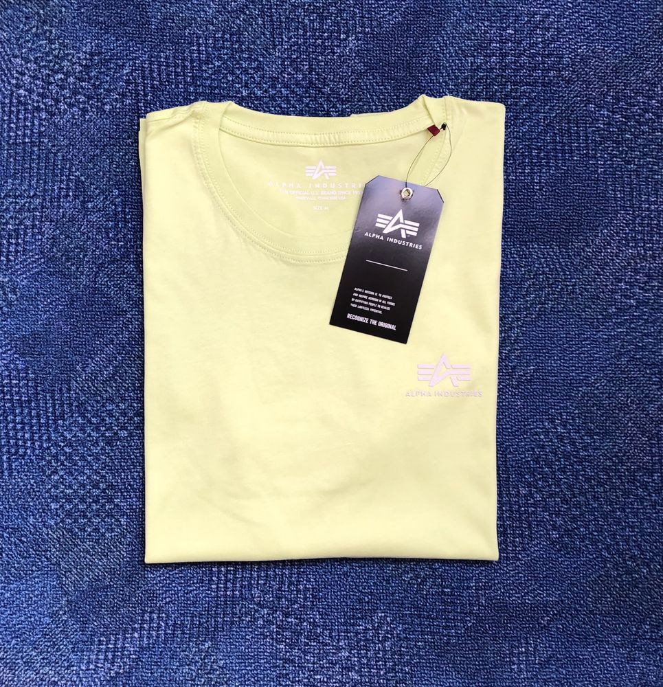Alpha Industries Small Logo Basic T-Shirt ОРИГИНАЛНИ тениски M/L/XL