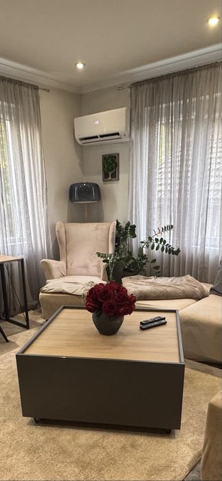 IKEA Кресло и табуретка STRANDMON