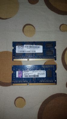 Vand DDR3 2x2gb laptop