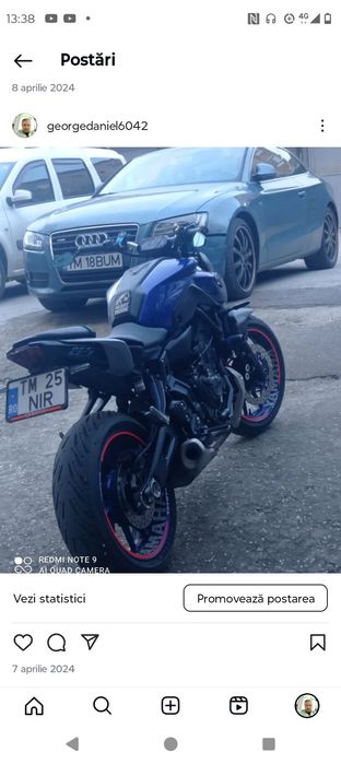 Yamaha MT 07   neked