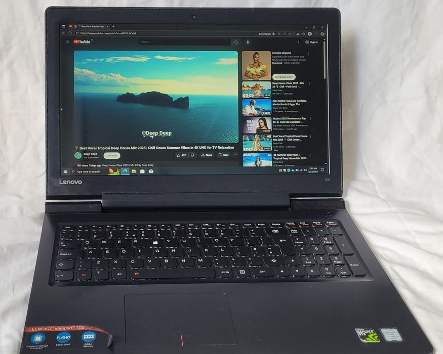 Laptop Lenovo Ideapad 700 – Intel i5, 16GB RAM, GTX 950M 4GB, SSD, 75