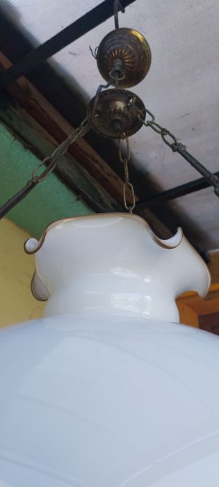 Candelabru lemn și alamă