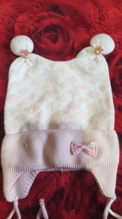 Shapka issiq 1, 2 yoshli qizchalarga togri keladi