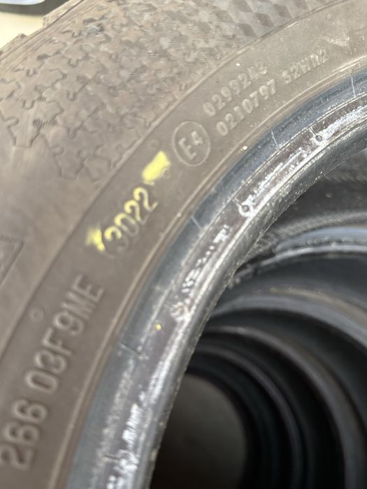 205/55/16 Set 4 buc CONTINENTAL dot 2022.anv M+S iarnă.Impecabile.