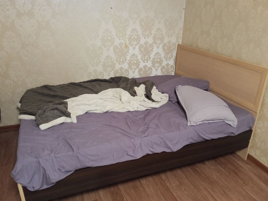 Продам кровать с матрасом двух спалка