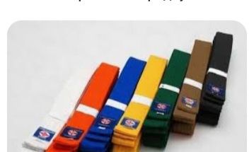 Пояса цветные дзюдо каратэ единоборство