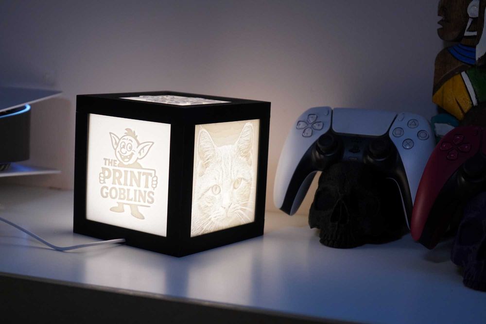 Light box cu litophane personalizat