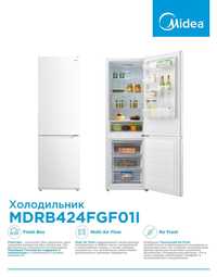 Рассрочка Холодильник MIDEA No frost по 762000 сум на год безвзнос