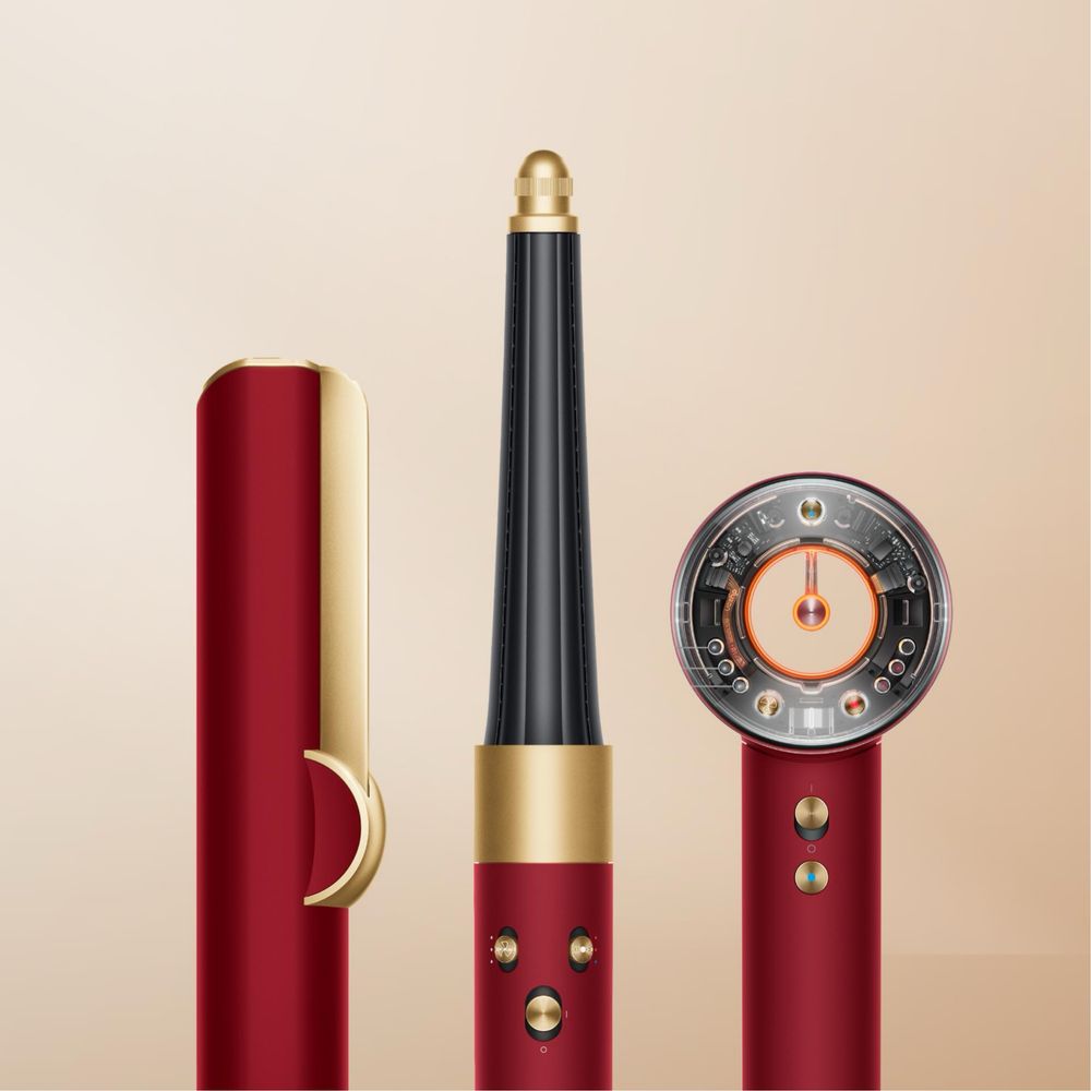 Dyson red velvet стайлер