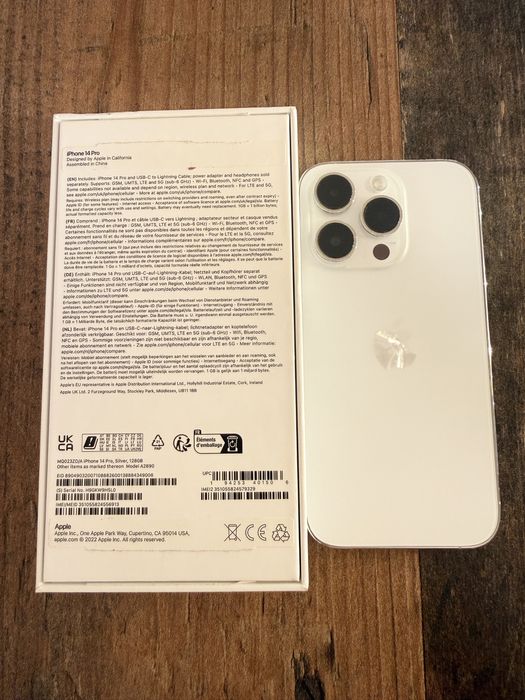 Iphone 14 Pro Бял 128GB, отличен