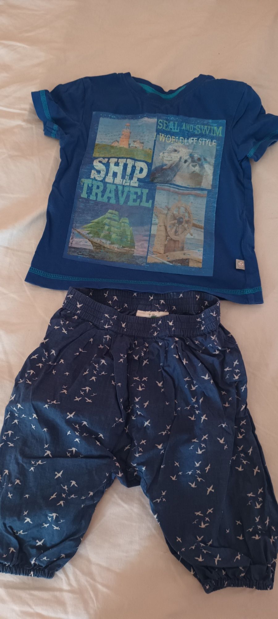 Tricouri si pantaloni scurti pt bebe