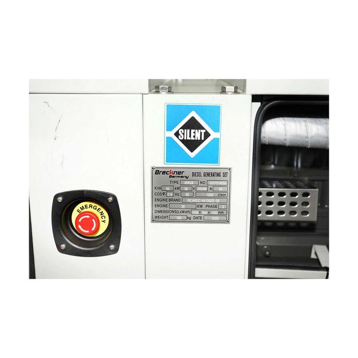 Generator BREKNER Germany, trifazic 45KVA / 36KW, diesel NOU