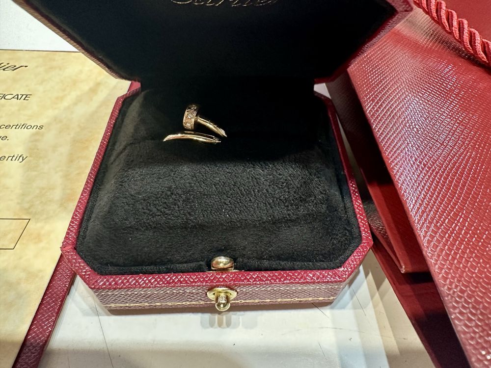 Оригинален дамски пръстен Cartier juste un Clou