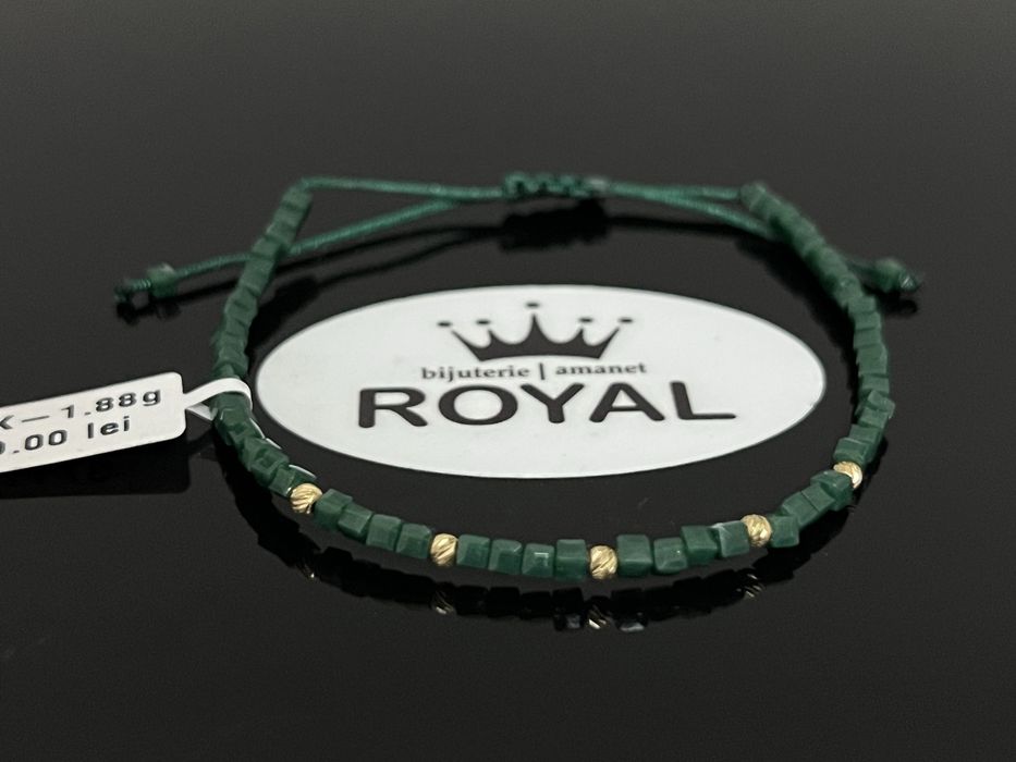 Bijuteria Royal CB : Bratara cu snur aur 14k 1,88gr