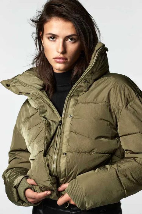 Ново пухено яке Zara, S